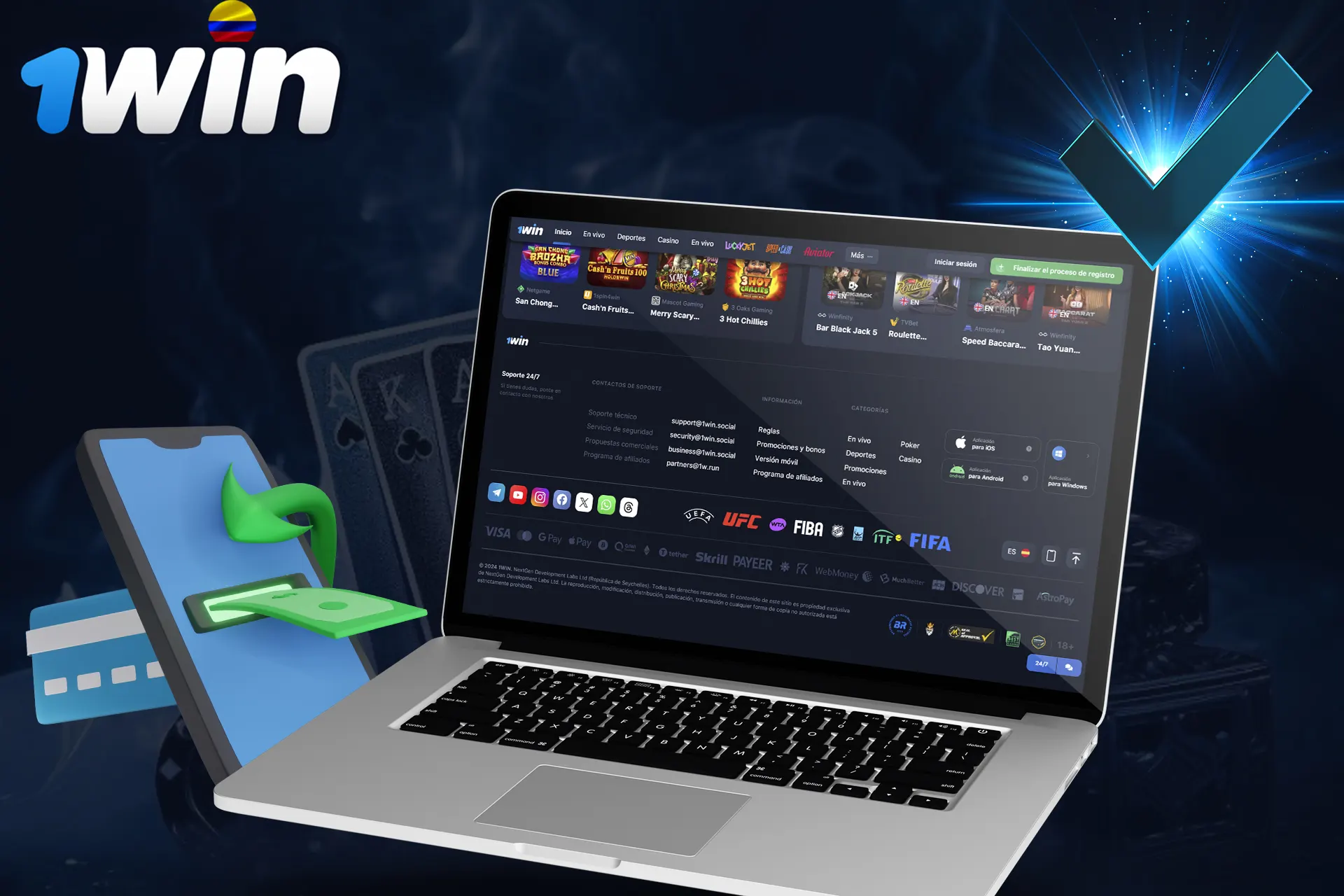 Varios métodos de depósito