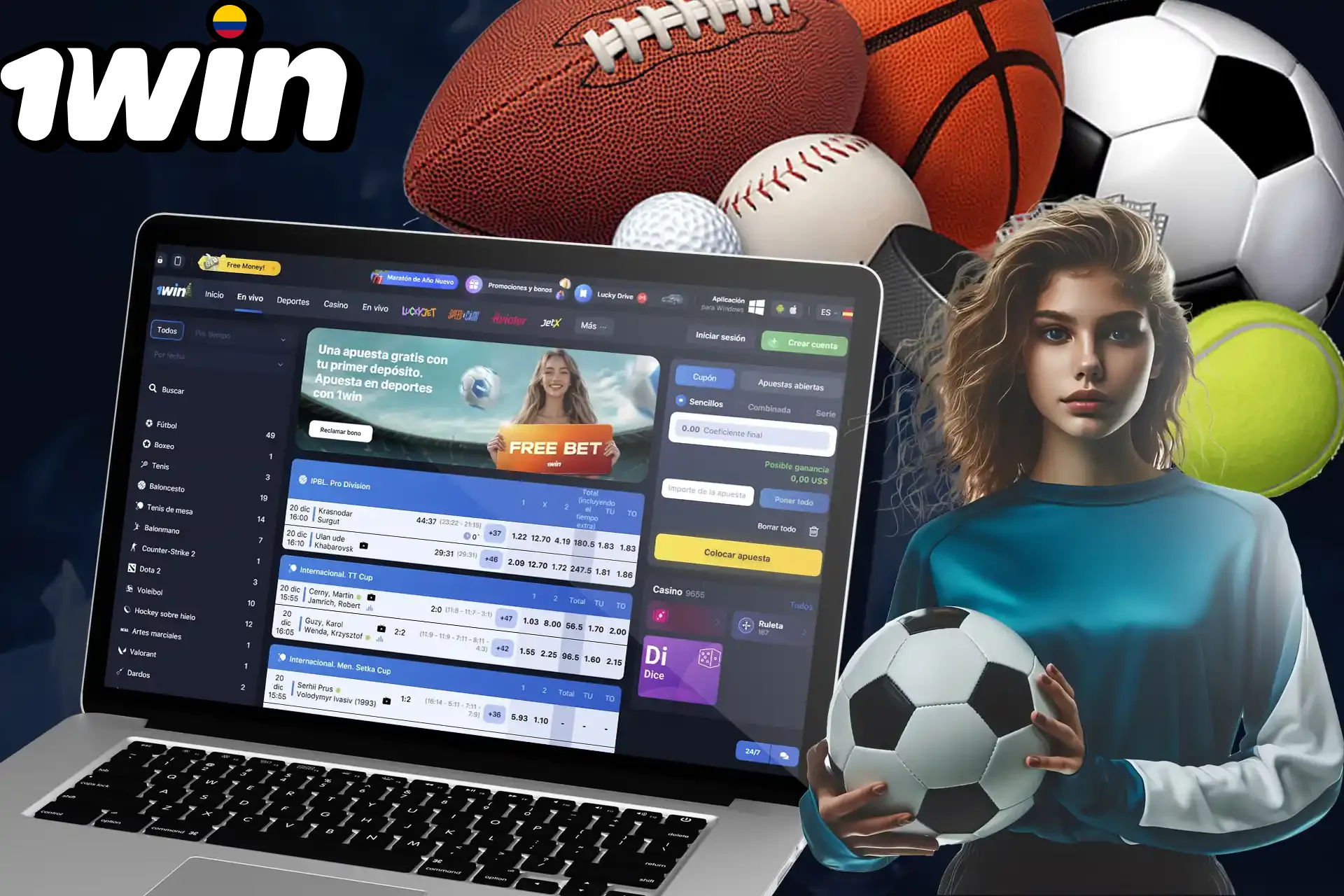 Muchas apuestas diferentes