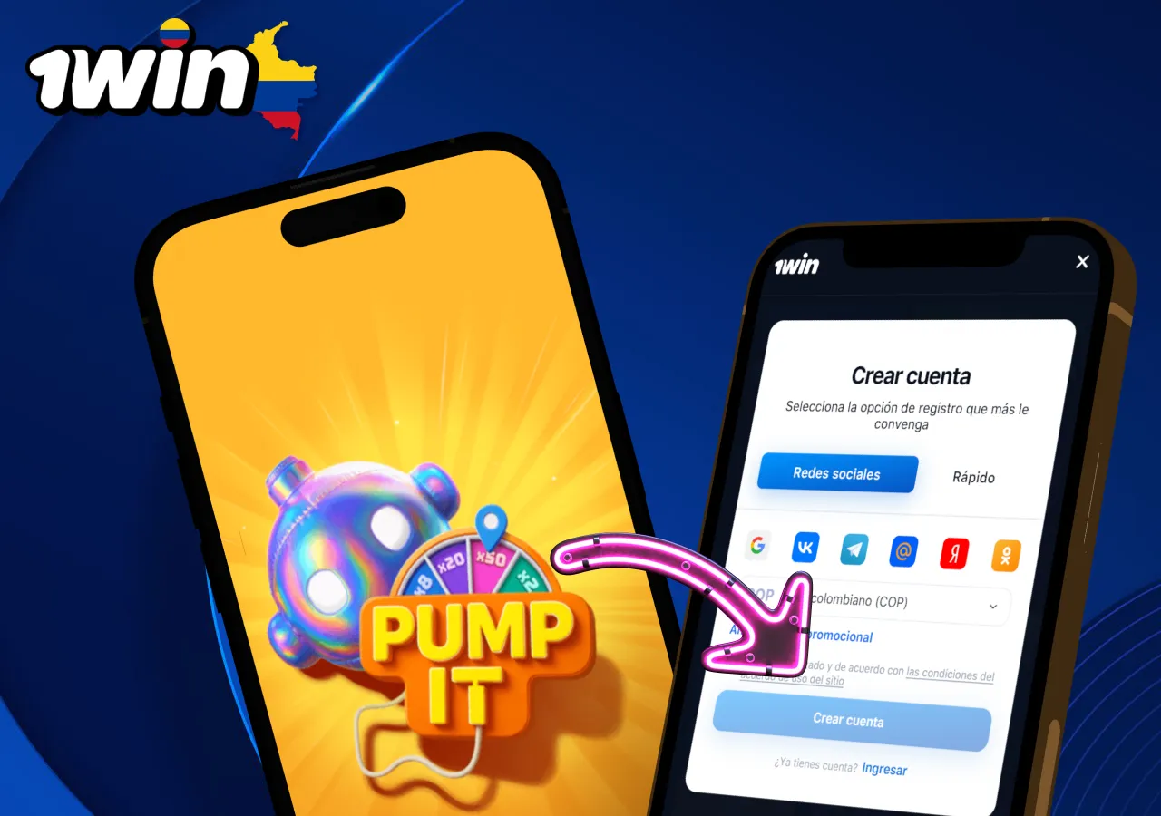 Cómo empezar a jugar Pump It para usuarios de Colombia.