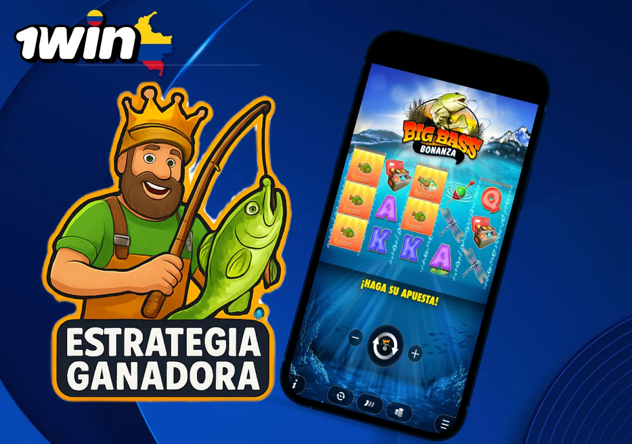 Estrategias para ganar en Big Bass Bonanza, populares en Colombia.