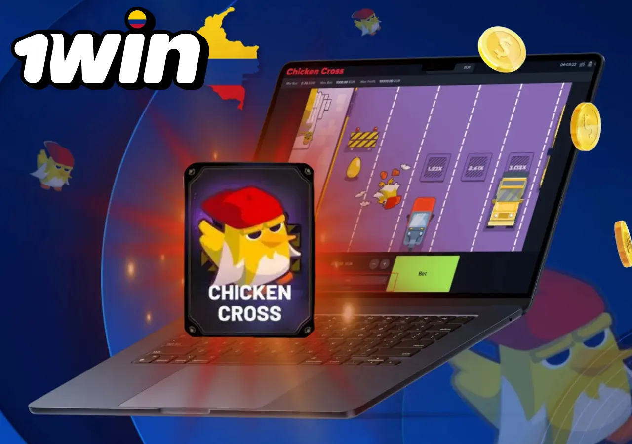 Chicken Cross es un juego con multiplicadores ganadores.