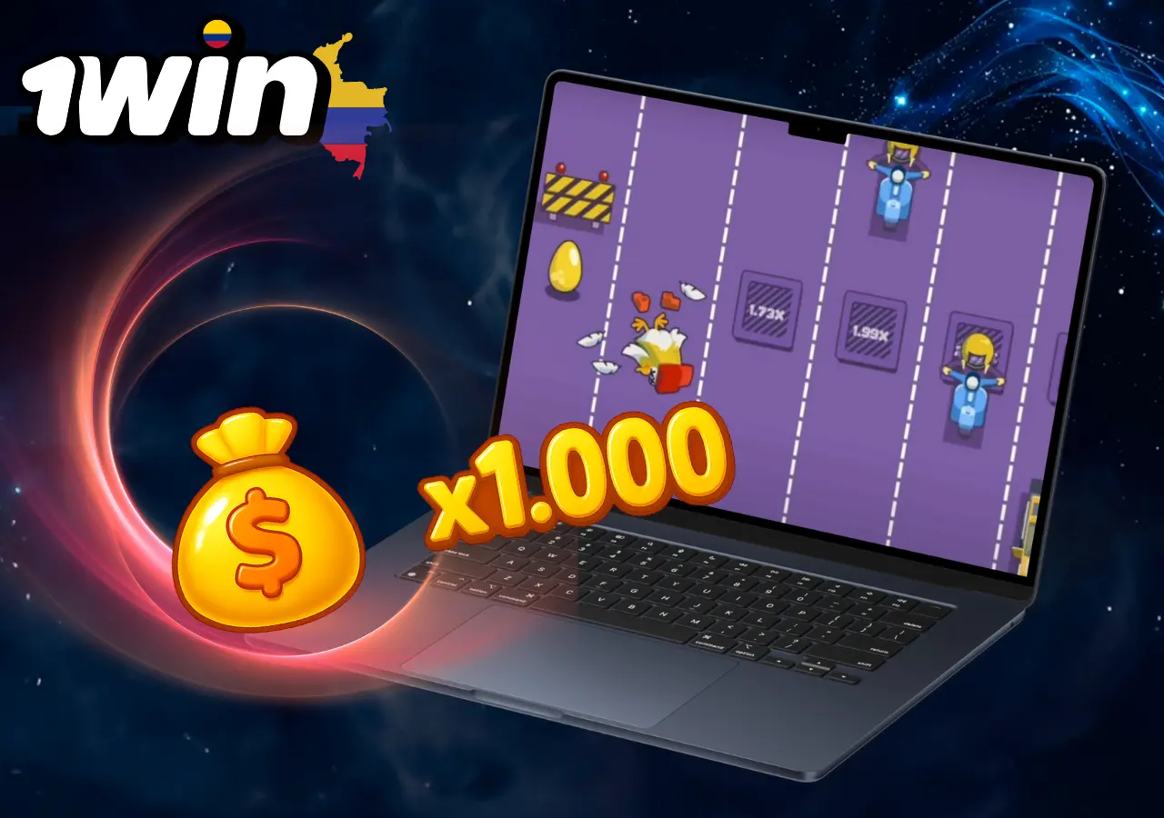 Juego Chicken Cross con mecánica simple y arriesgada