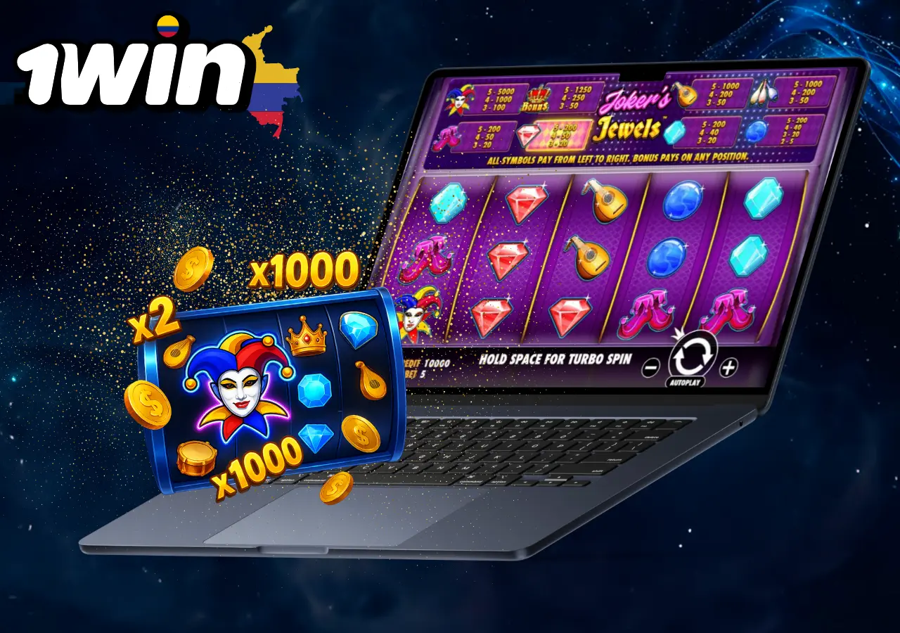 Tragamonedas Joker’s Jewels con 5 líneas fijas