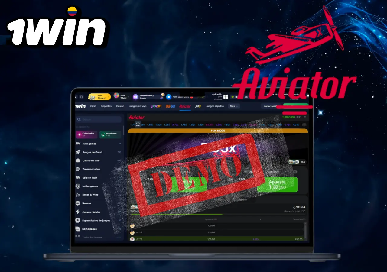 Modo demo de Aviator sin depósito real